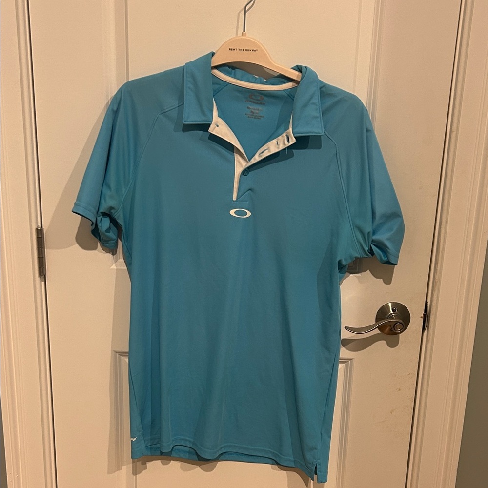Oakley Men's Aqua Polo Shirt